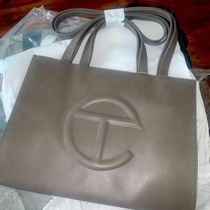 Telfar Medium Shopping Bag Grey/Gray